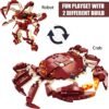 Building Blocks Ocean Animal Building Blocks, Deep Sea Creatures Building Toy Set for Kids Boy Girl Crab(242PCS)