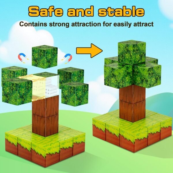 Building Blocks   Blocks 128Pcs   Building Blocks, Kids Toys for Boys and Girls Age 3+, Educational Sensory   Blocks Toys for Kids Birthday Gift