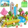 Building Blocks   Blocks 128Pcs   Building Blocks, Kids Toys for Boys and Girls Age 3+, Educational Sensory   Blocks Toys for Kids Birthday Gift