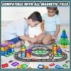 Building Blocks Magnetic Tiles City Road Construction Toys, Magnet Building Blocks for Toddler Kids Toys, Creative Montessori Toys for 3+ Year Old Boys & Girls, Ideal Birthday Christmas Gifting for Kids Ages 3-5 5-7