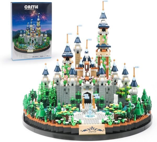 Building Blocks Magic Princess Castle Micro Building Blocks for Adults Medieval Mini Building Kit, Creative Display Gift for Women and Present Ages 14+ 3600 PCS