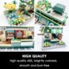 Building Blocks Micro Building Blocks Sets??Coffee Shop Garden Architecture and City Cafe Flowers House Building Blocks for Adults??Cute Toy Building Model Kits??Creative Mini Bricks Gift for Kids 14+??2200 PCS