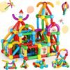 Building Blocks  Building Blocks for Boys and Girls, 132Pcs Creative   Sticks and Balls STEM Construction Toys for Kids Toddlers Early Development Educational Learning