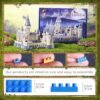Building Blocks 2680PCS Micro Blocks Harry Magic Castle Building Blocks Toys,Creative Ideals Hog Tower Building Sets, Best Gift for 14+ Boys, Girls or Adults