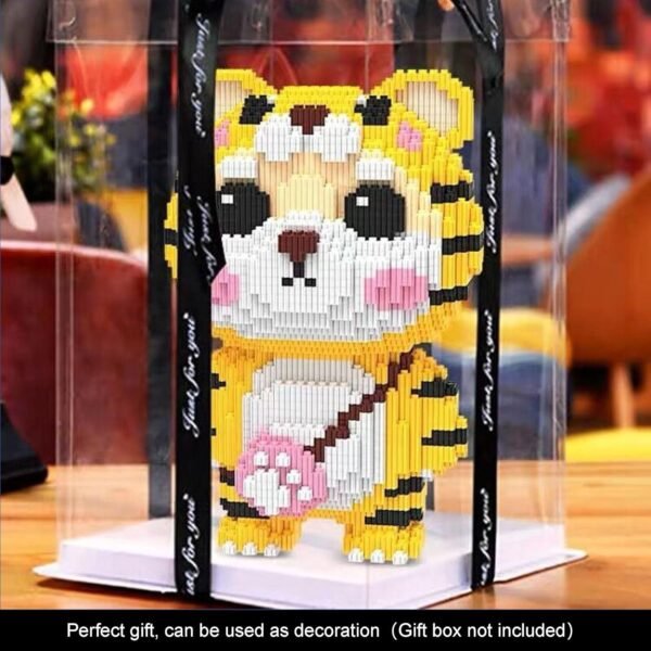 81nvYdKClXL._AC_SL1500 Building Blocks Tiger Micro Building Blocks Set, Big Wild Animals,Mini 3D Building Toy Brick Safari Set,Gift for Children Aged 6 and Above,Compatible with Lego (Tiger 4513pcs)