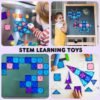 Building Blocks   Tiles, 116PCS Magnet Building Blocks, 3D Diamond   Blocks, Construction Stem Toys for Kids, Educational Toys for Boys Girls Ages 3 4 5 6 7 8 (116 PCS)