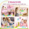 Building Blocks   Blocks-Princess Toys, Creative   Building Blocks Toddler Toys, Birthday Gifts for Kids 3+ Years Old, STEM Montessori Sensory Toys for Boys & Girls Age 3-4 4-5 6-8