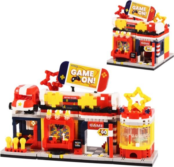 81tcYCl5c8L._AC_SL1500 Building Blocks Cute City Street View Micro Building Blocks Mini Coffee Shop House Set, Creative Building Toys Model Kit Simulation Architecture Construction Toy Present for Kids 6+ 768 PCS