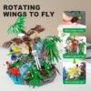 81w7GscM5sL._AC_SL1500 Building Blocks Tropical Forest Animal Building Blocks Set - Including eagles, peacocks, birds, flowers, plants, and trees,898pcs of animal building kits that will be swinging, Gift for Kids Girls Boys Age 8-12 Years