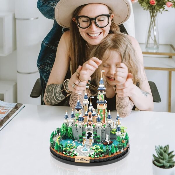 Building Blocks Magic Princess Castle Micro Building Blocks for Adults Medieval Mini Building Kit, Creative Display Gift for Women and Present Ages 14+ 3600 PCS