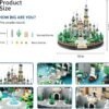 Building Blocks Magic Princess Castle Micro Building Blocks for Adults Medieval Mini Building Kit, Creative Display Gift for Women and Present Ages 14+ 3600 PCS