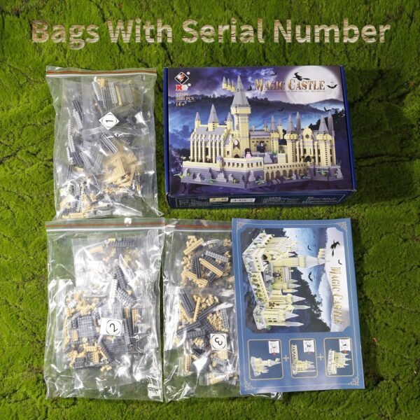 Building Blocks 2680PCS Micro Blocks Harry Magic Castle Building Blocks Toys,Creative Ideals Hog Tower Building Sets, Best Gift for 14+ Boys, Girls or Adults