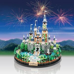 Building Blocks Magic Princess Castle Micro Building Blocks for Adults Medieval Mini Building Kit, Creative Display Gift for Women and Present Ages 14+ 3600 PCS